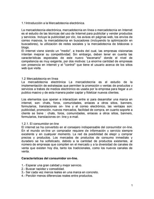 Unidad 1.  mkt-evol
