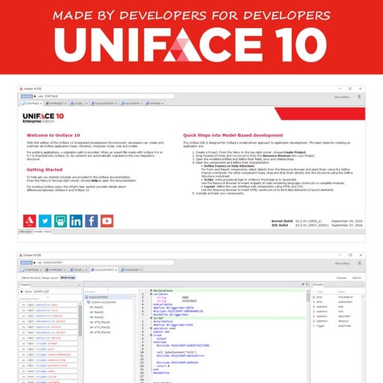 Uniface 10 Infographic