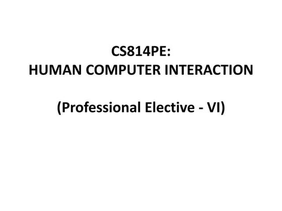 Unit - 1 - HCI.pptx
