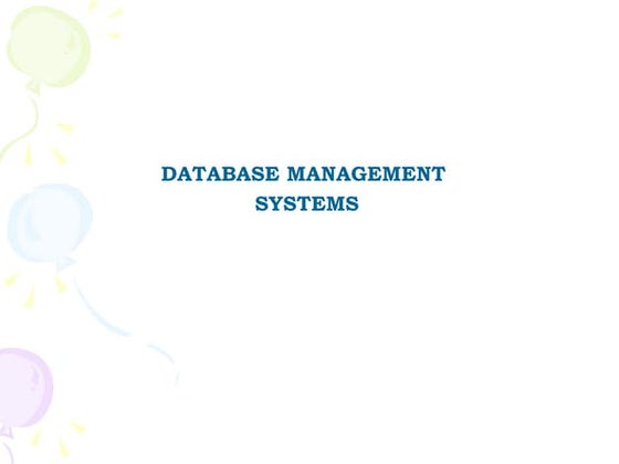 Unit04 dbms