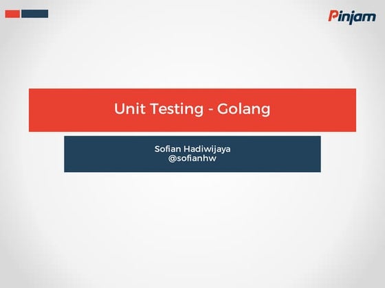 TDD and Unit Testing in Golang