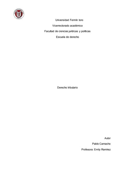 Tasa y contribuciones.