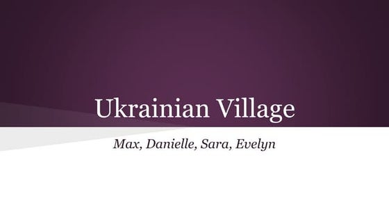 Univ presentation 
