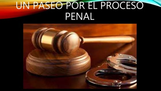 DERECHO PROCESAL PENAL EN BOLIVIA