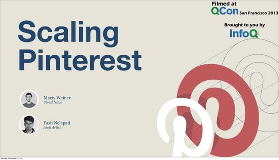 Scaling Pinterest