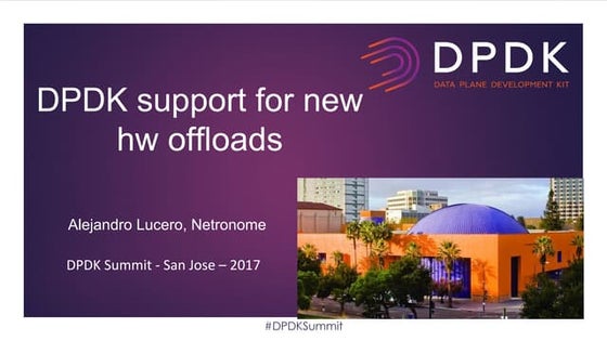 DPDK Support for New HW Offloads