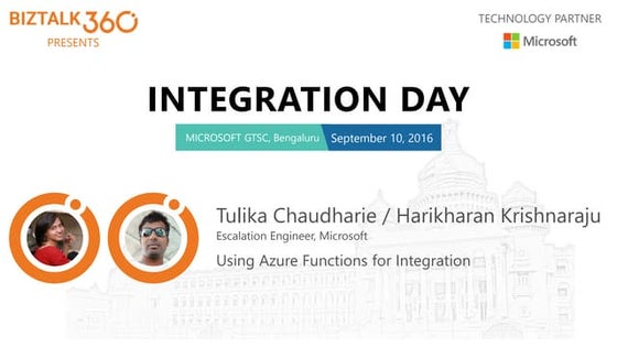 Using Azure Functions for Integration