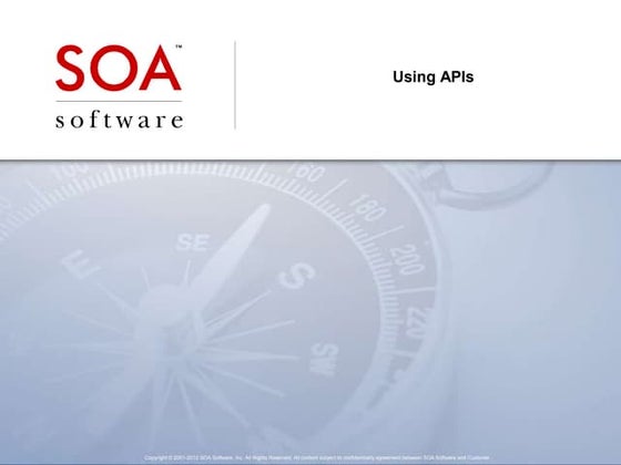 Using APIs