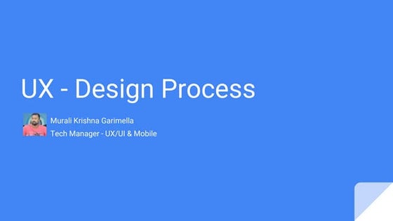 UX Design process, #UX, #Design Process, #Agile UX 