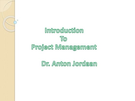 Project Management