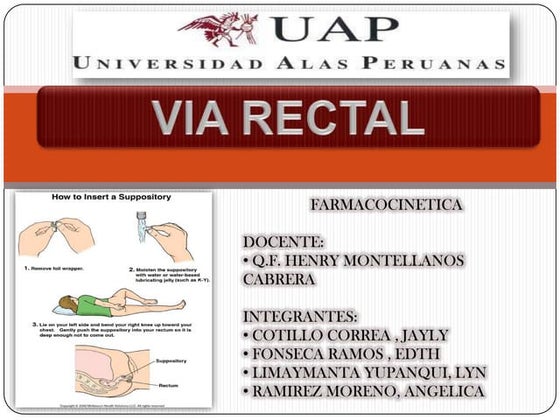 Via rectal