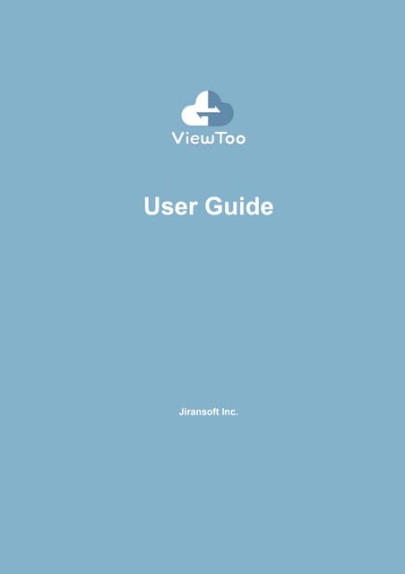 ViewToo user_manual(1.0.0)_en