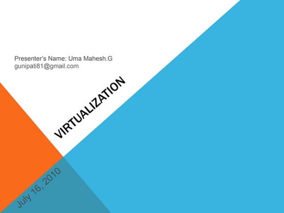 Virtualization