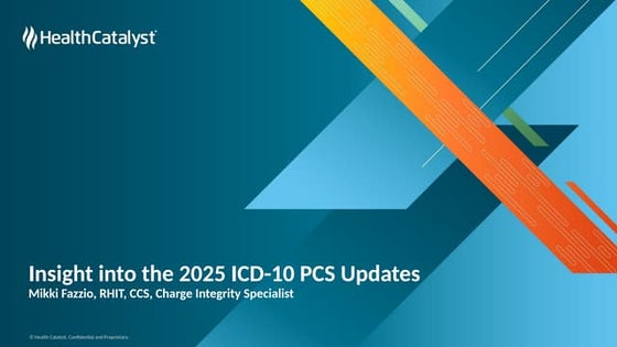 Vitalware Insight into the 2025 ICD-10 PCS Updates