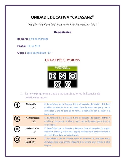 Licencias Creative Commons