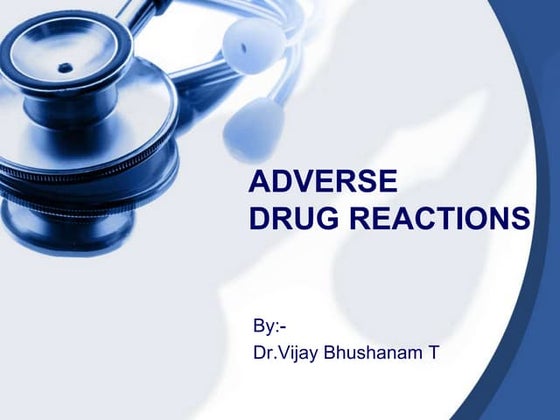 Adverse drug reactions