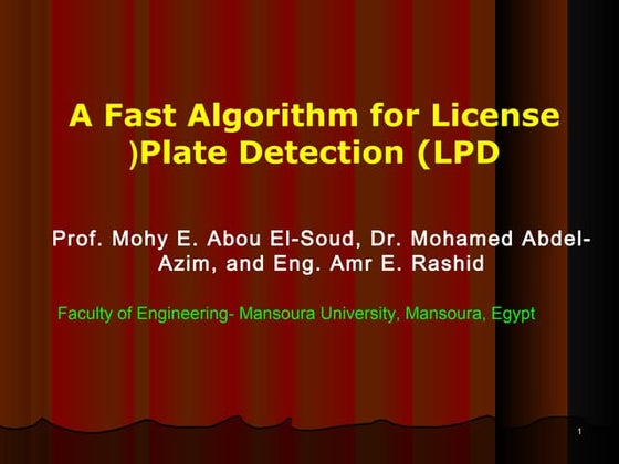 License Plate Recognition