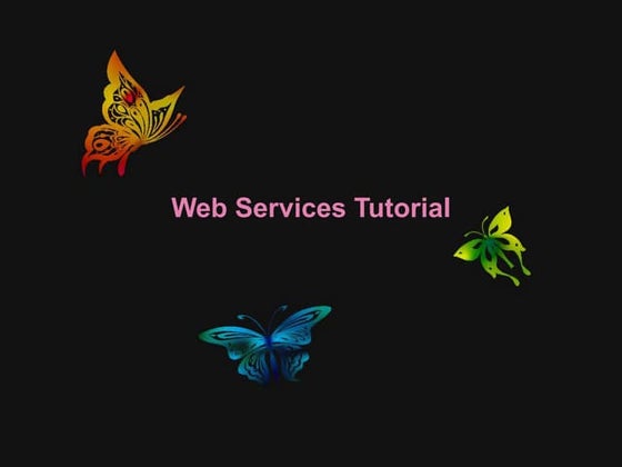 Web services tutorial
