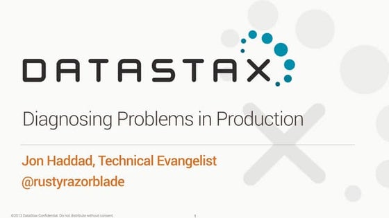 Webinar: Diagnosing Apache Cassandra Problems in Production