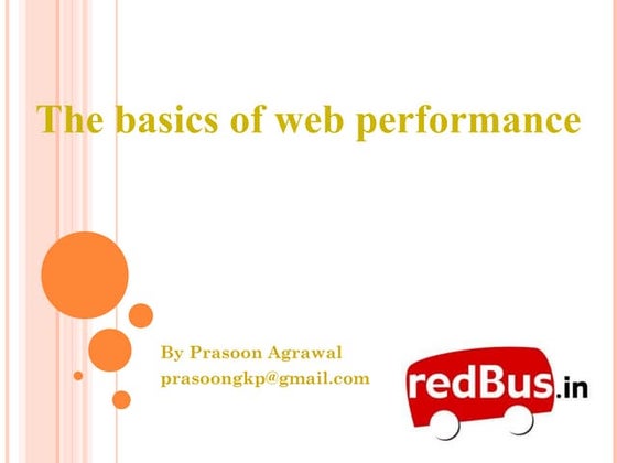 Web performance Talk