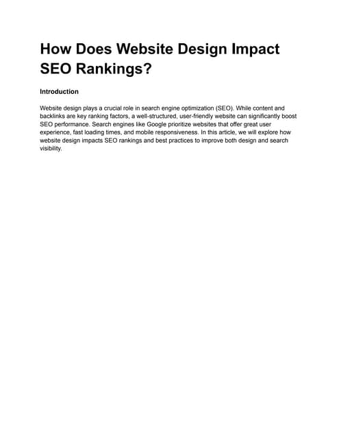 Custom Website Design and Development Services