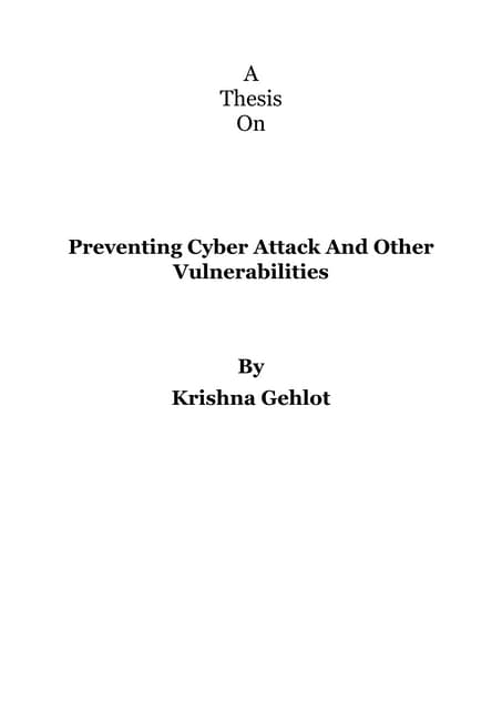 Web vulnerabilities