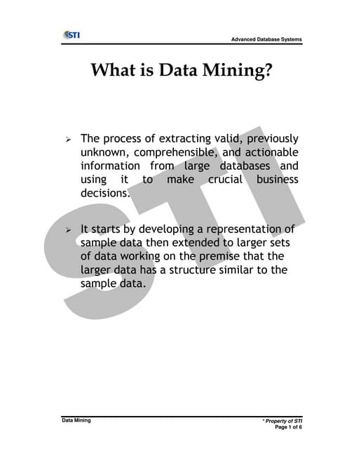 Data mining