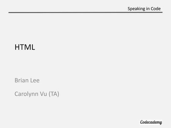 Week 2   html