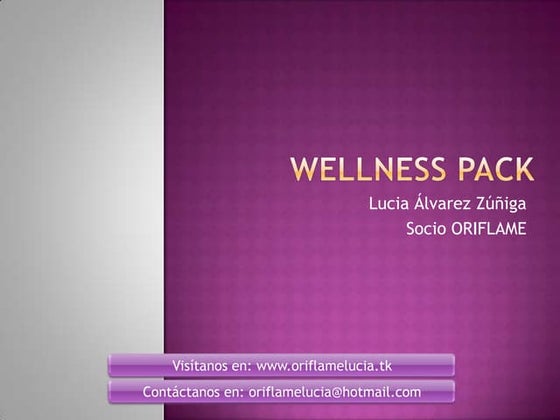 Wellness pack