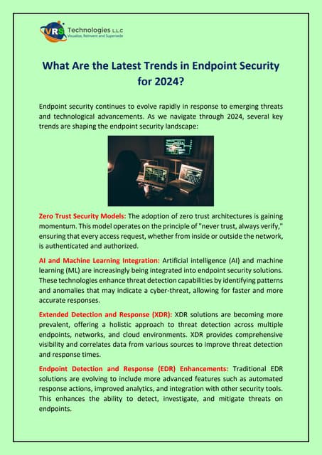 What Are the Latest Trends in Endpoint Security for 2024?