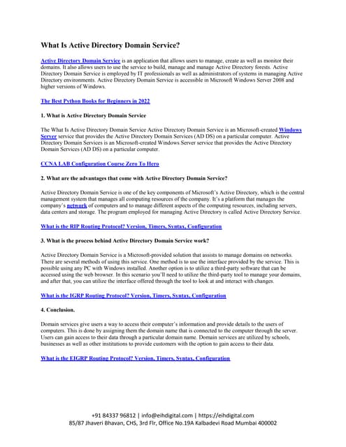 What Is Active Directory Domain Service 1.pdf