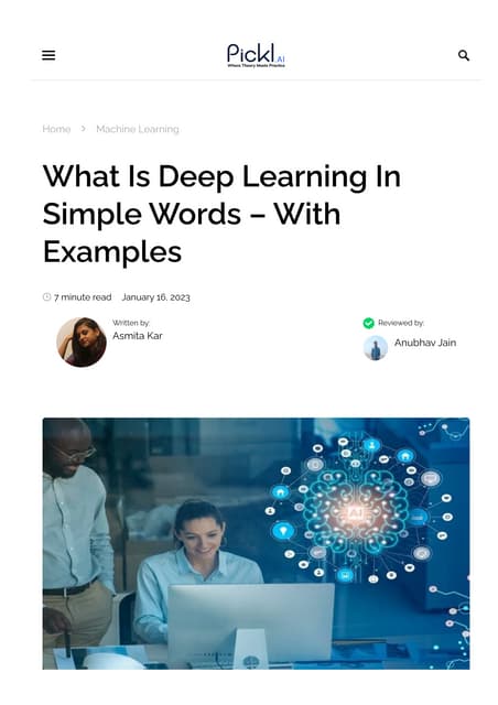 What is Deep Learning? A Comprehensive Guide