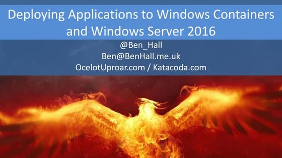 Deploying applications to Windows Server 2016 and Windows Containers