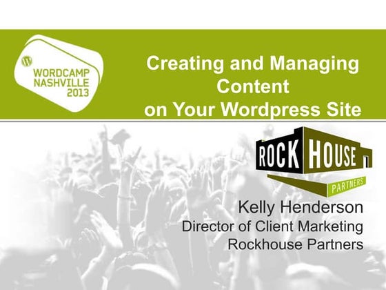 Creating and Managing Content on Your WordPress Site