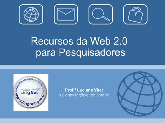 Workshop   recursos da web 2.0 para pesquisadores