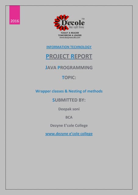 Deepak Soni,BCA 2nd Year