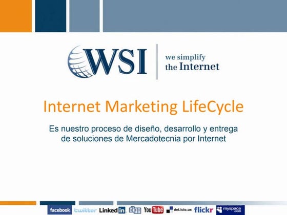 WSI -Diseño, Desarrollo y entrega de Soluciones de Mercadotecnia por Internet