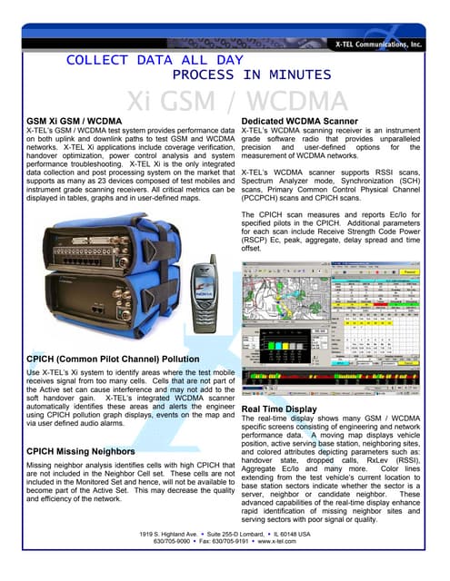 X tel gsm-wcdma-datasheet