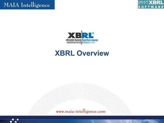 XBRL Overview