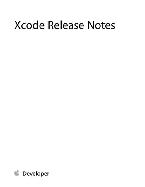 Xcode 6 release_notes