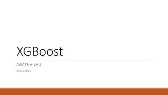 Introduction to XGBoost Machine Learning Model.pptx
