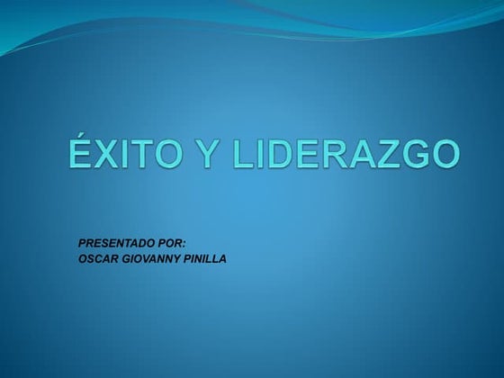 éXito y liderazgo