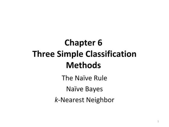 Text classification methods
