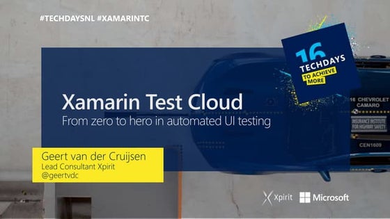 Xamarin Test Cloud - from zero to hero in automated ui testing