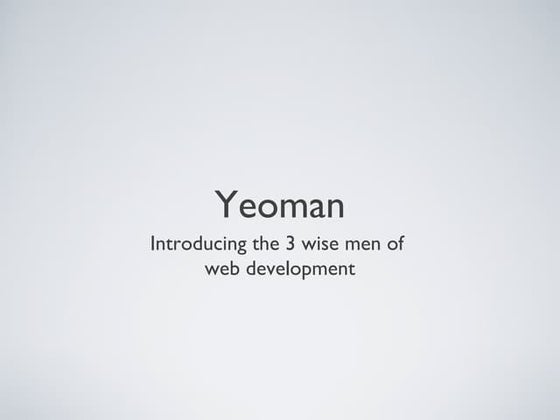 Yeoman