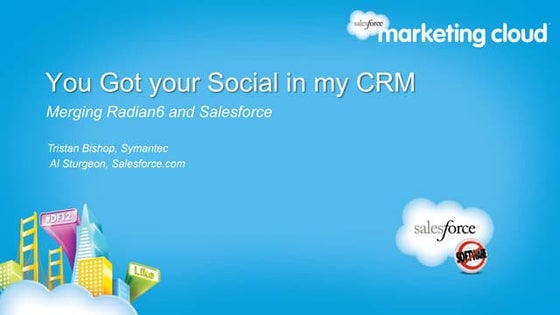 You got your social in my crm