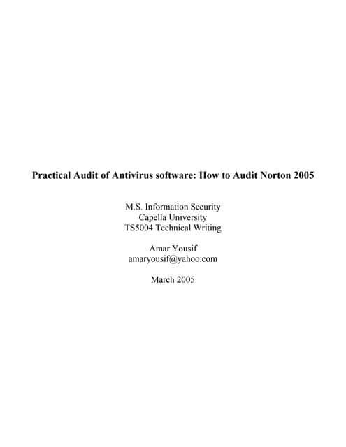 How to Audit