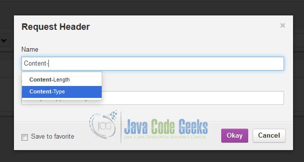 RESTClient - Custom Request Header - Autocompletion
