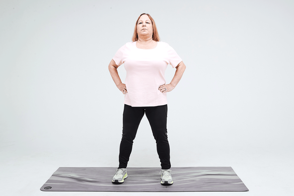 warm up exercises for senior hip circles