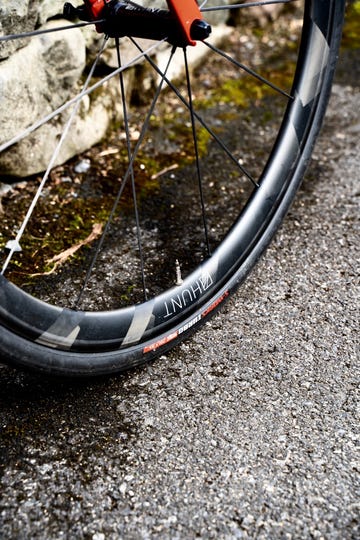 cannondale caad13 with hunt rim brake wheels